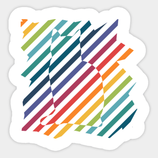 Rainbow Cat Sticker